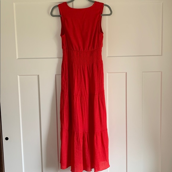 Chic Red Maxi Dress - Picture 5 of 5